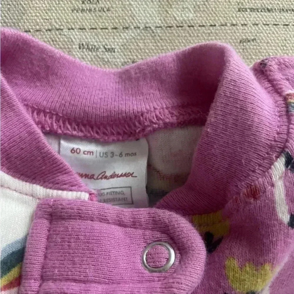 HA Unicorn Rainbow Sleeper 3-6mo - Picture 2 of 3